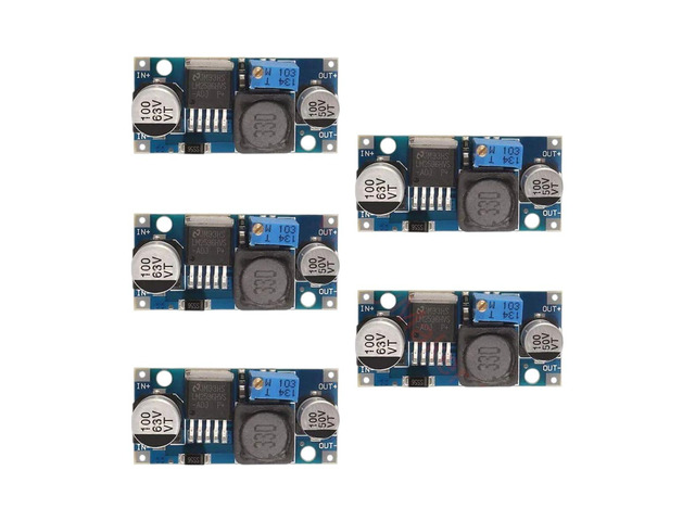 5 Pcs LM2596HVS DC-DC Step Down 48V Input Adjustable Buck Converter Power Module Electric Vehicle Power Supply Module New