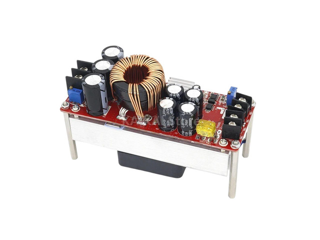 1500W 30A Step Up Module Boost Converter Constant Current Power Supply Module with Fan DC-DC 10-60V to 12-90V Adjustable Module New