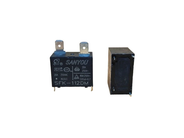 10Pcs/Lot Relay SFK-112DM 12V 20A 250VAC for Air Conditioner DC Mini Power Relay (Size: 5PCS SFK-112DM)