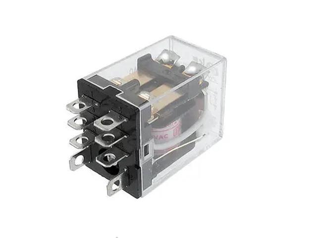 JQX-13F LY2 220/240VAC Coil Voltage 2P2T 8 Pins 10A Red LED Light Power Relay