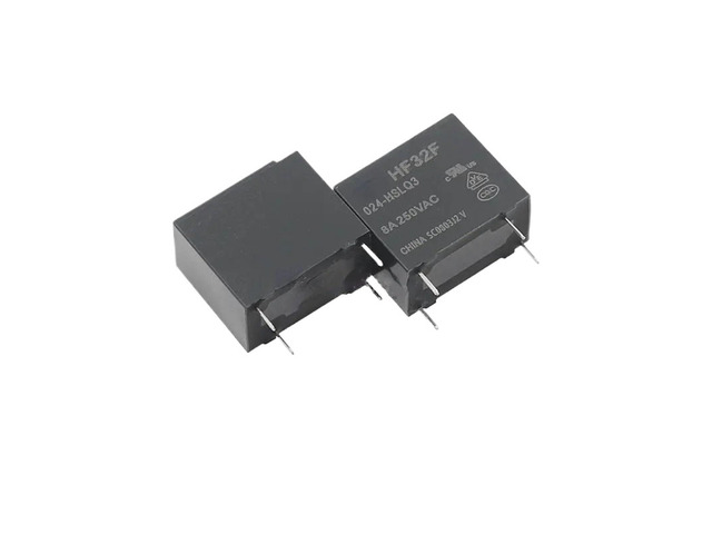 20PCS HF32F-005-HSLQ3 HF32F-012-HSLQ3 HF32F-024-HSLQ3 Power Relay 4-pin 5V 12V 24V (Color: HF32F-024-HSLQ3)