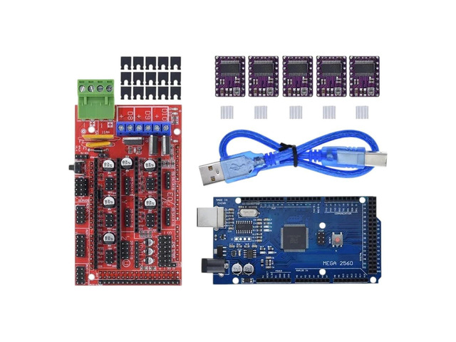 Printer Mega 2560 R3 RAMPS 1.4 Control Panel 5 Pcs) A4988 Or DRV8825 Stepper Motor Drive for Printer Kit for Artduino Kit New 2026 High for...
