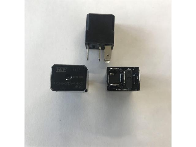 Automobile Relay ACM33221 Alternative CM1A-R-12V-H78 4133 4133-S-DC12V-A-R-ZZ 4PIN (Size: 4 Pin Black)
