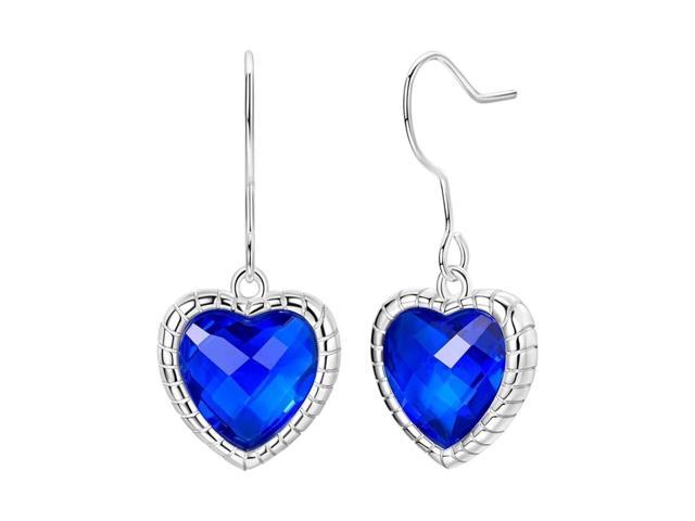 New 2026 925 Sterling Silver Blue Series Drop Earrings for Women Eyes Zirconia Party Gifts Original Wedding Jewelry Fashion Accessories Creative Gift