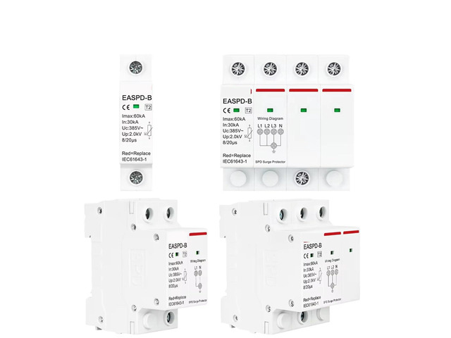 SPD Surge Protector Device Arrester Low Voltage House Surge Voltage Protection for AC Power 1P 2P 3P 4P 20KA-40KA 30KA-60KA