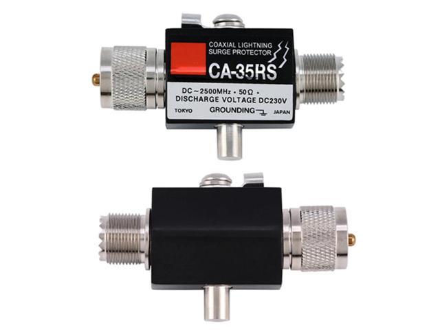 CA-35RS Coaxial Light Surge Protector Arrester Male to Female UHF Connector 0-2500MHz Arrester Antenna Light Arrestor
