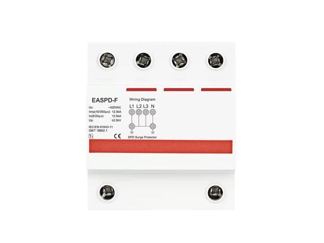 T1 SPD Surge Protector Switch Type for AC Power 12.5KA 15KA 25KA House Protective Low-Voltage Arrester Device 420VAC