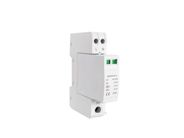 1P+N 18mm SPD 20~40KA Surge Protector Protection AC 220V Low-Voltage Arrester Device AC275V-420V SPD