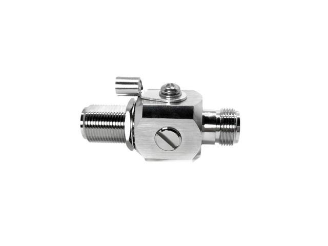 2PCS 0-3G N Female/Jack to N Female/Jack Bulkhead Surge Arrester Protector Suppressor Light Protection