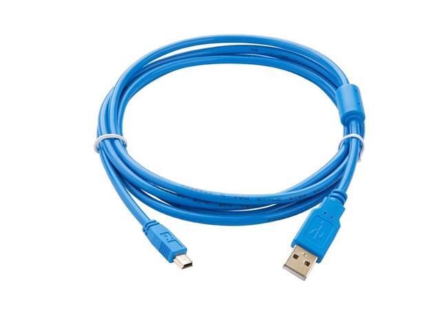 Suitable for GT09-C30USB-5P Programming Cable Human Touch GOT1000 Series Download Cable Gold-Plated Connector Blue Length: 3 Meters