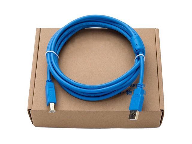 for USB-CP1H PLC Programming Cable CP1E CP1L CJ2M Series Download Cable Data Cable Gold-Plated Connector Blue Length: 2 Meters