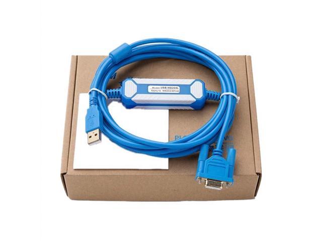 for USB-MD204L Programming Cable Touch Screen OP320-A MD204L 306L Download Cable Gold Plated Blue