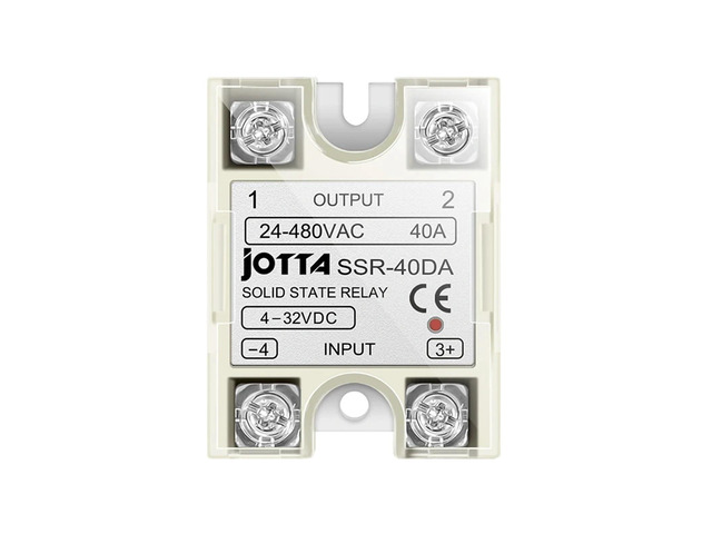 Solid State Relay Module SSR 10DA 25DA 40DA DC Control AC Single Phase with Plastic Cover for PID Temperature Control 1PCS(Size:SSR-40DA)