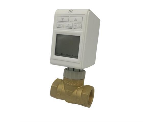 LCD Radiator Actuator Valves Temperature Controlled Electric Actuator Week Programming Thermostatic Radiator Valve DN20 DN25(Size:DN20)