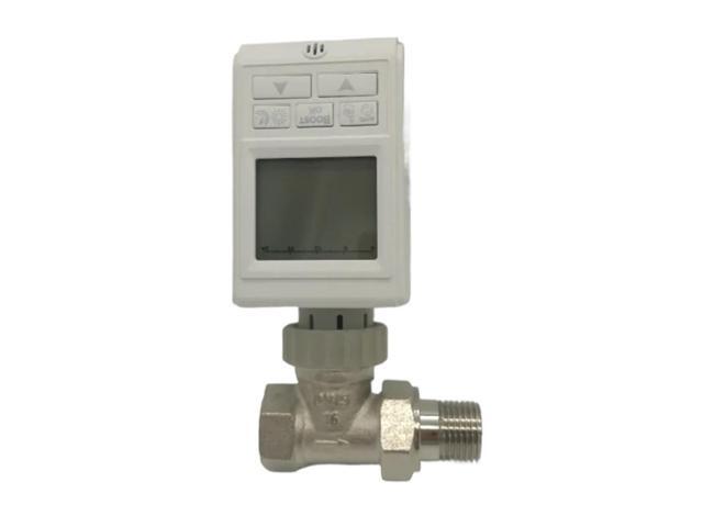 LCD Radiator actuator valves Temperature controlled electric actuator week programming thermostatic Radiator Valve DN15-DN25(Size:DN25)