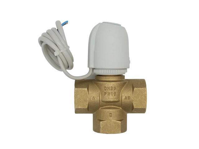 230V 24V Normally Open Normally Close Electric Thermal Actuator For Room Temperature Control Three Way Valve DN25(Color:24V NC)