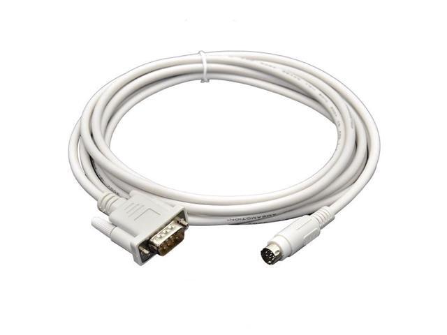 for FX-50DU-CAB0 PLC Connected to F940 30 GT1050 Touch Screen Programming Communication Cable White 10m
