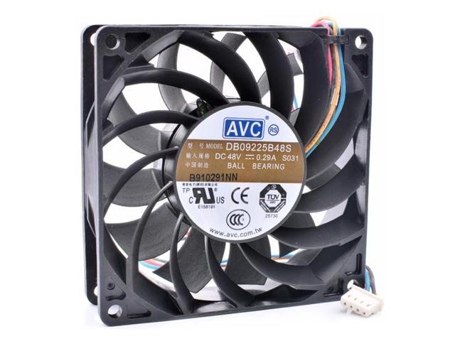 DB09225B48S 9cm 9025 48V 0.29A Resistance Temperature Control Server Inverter Cooling Fan