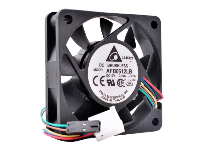 AFB0612LB 6cm 6015 60x60x15mm 12V 0.10A 4 Lines pwm Computer Chassis CPU Silent Temperature Control Cooling Fan