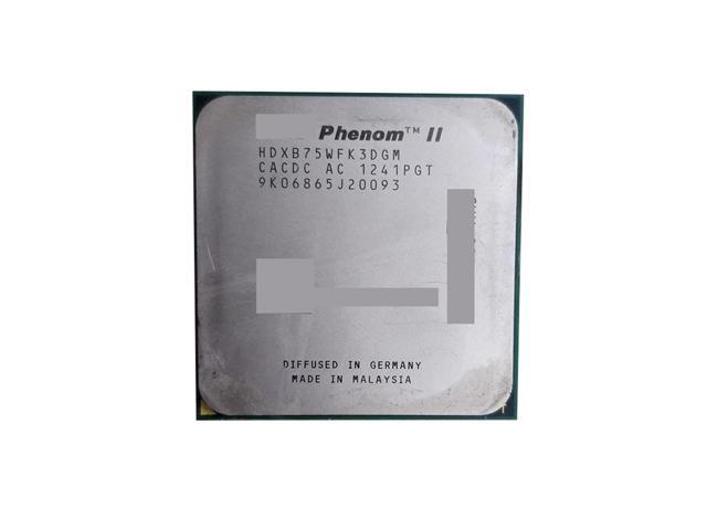 ph X3 B75 2.6GHz Prosesor CPU Triple-Core HDXB75WFK3DGM 95W Soket AM3 938pin