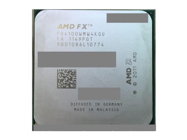 CPU A FX 4100 AM3+ 3.6GHz 8MB CPU Processor FX Serial Scrattered Pieces FX-4100 FX4100 (FX Serial CPU)