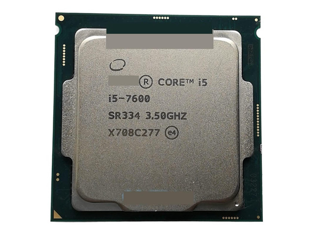 CPU c I5-7600 3.50GHz Quad-Core 6MB SmartCache Up to 4.10GHz HD Graphics 630 I5 7600 DDR4-2400 DDR3L 1600 FCforLGA1151