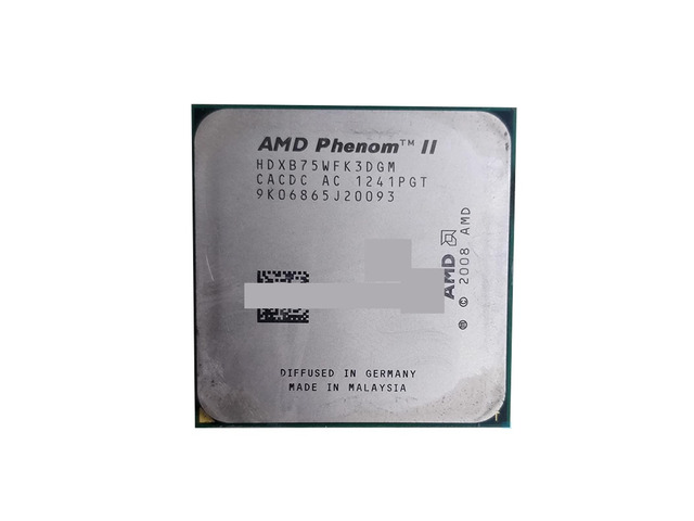 CPU A ph II X3 B75 3.0 GHz Prosesor CPU Triple-Core HDXB75WFK3DGI / HDXB75WFK3DGM Soket AM3