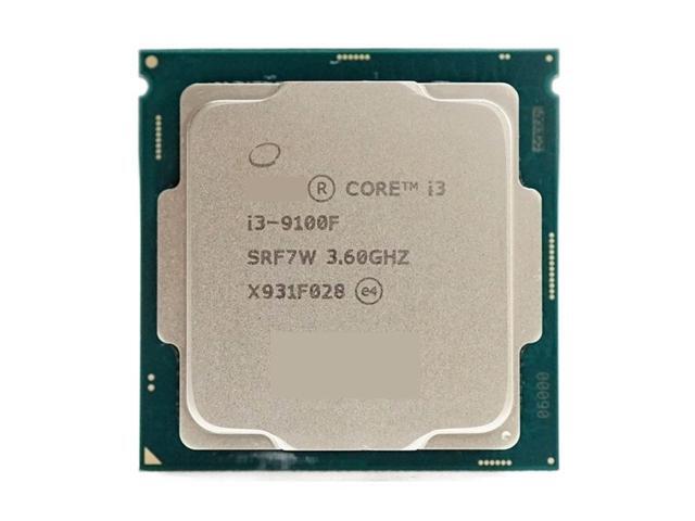 CPU c I3-9100F SRF7W BO PC Computer Desktop Processor forLGA1151 I3 9100F CPU