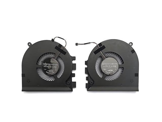 Laptop Cooling Replacement CPU GPU Fan for Razer Blade 17 RZ09-0406 (2021) for Blade Pro 17RZ09-0287 RZ09-0314 (2019) RZ09-0329 (2020) RZ09-0368...