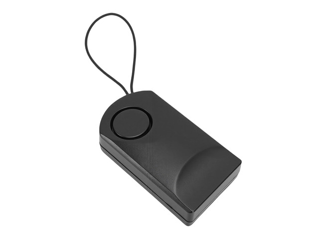 Generic Door Handle Alarm, 120dB 200m Range Touch Sensor Alert, Anti Theft Vibration Triggered Portable Home Security Alarm, Ideal for Hotel...