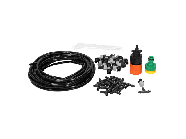 Garden Irrigation System Misting Sprinkler Nozzle Kit Automatic Watering Accessory with Design Built-in Water Saving for Gardens Greenhouses Potted...