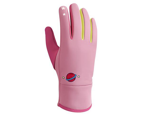 Warm Winter Gloves For Youth 7-13 Years, Fleece Lined, Anti-Slip Palms, Windproof Design, Suitable For Skiing And Cycling