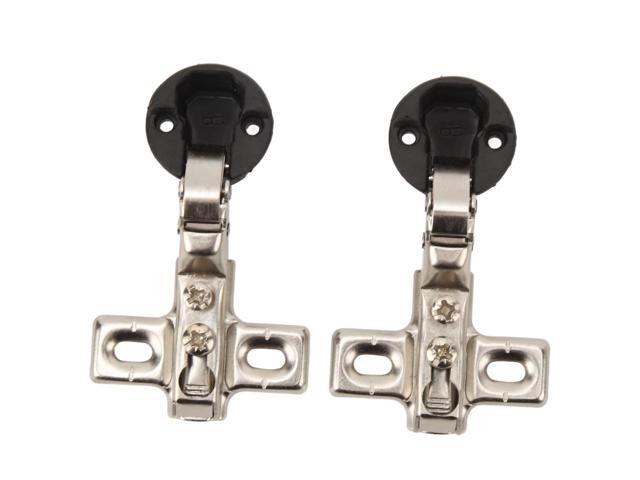 Cabinet Glass Door Hinges Cold Rolled Steel Smooth Easy to Install for Cabinets Bookcases