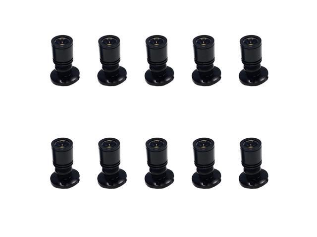 10X 1W USB Spotlights, 360° Rotating Display Light, Cabinets, Counters