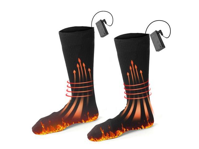 Electric Heated Socks for Men Women, Battery Operated Washable Thermal Socks Winter Warm Socks for Outdoors Work Fishing Hunting Skiing Cycling...
