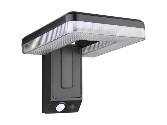 32 Led Motion Sensor Rotatable Outdoor Wall Light, Plastic Solar Porch Lamp with Folding Design, Waterproof Adjustable Sconce, Exterior Led Fixture.