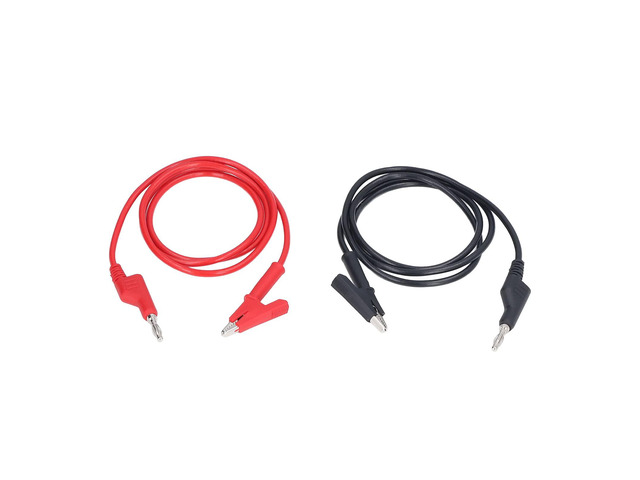 20 A 3000 V Electrical Testing Cable for Automobile and Truck Battery Voltage Testers - 4 mm Silicone Test Lead with Injection Molded Brass Banana...
