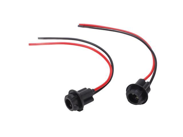 Wiring Harness Socket Instrument Light Connector - 2 Pieces Heat ABS Foglight Plug Adapter Headlight Socket for Industrial Equipment Cars Trailers...