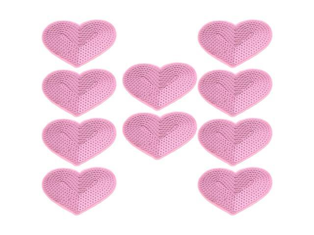 10Pcs Iron On Patches Premium Cotton Heart Design Lightweight Ideal for Repair Decoration Shirts Jeans Jackets Bags Hats