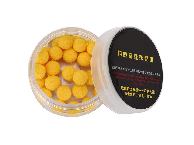 Carp Fishing Foam Pop Up Soft Pellets Baits Floating Lure with Great Buoyancy High Density Ultra-Light Bait Attractive Flavor for Big Fish 30Pcs Lot