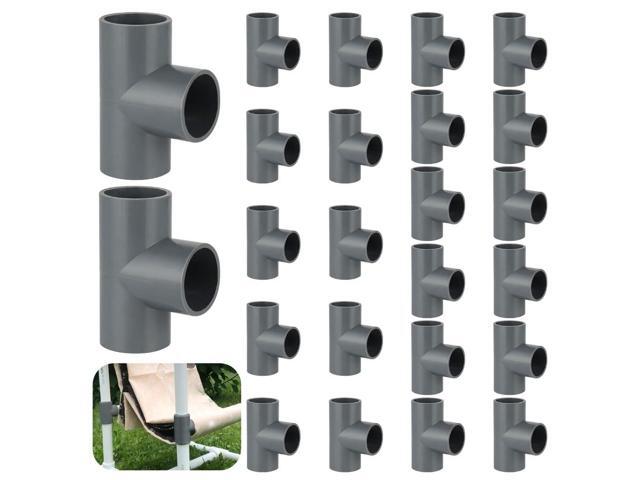 Furniture Garden Water Furniture, Fittings, Duty Shelves PVC Grade 3 Connectors, Pipe 1-Inch Way PVC Adapters Tee 24Pcs Fittings, 3 Coupling Heavy...