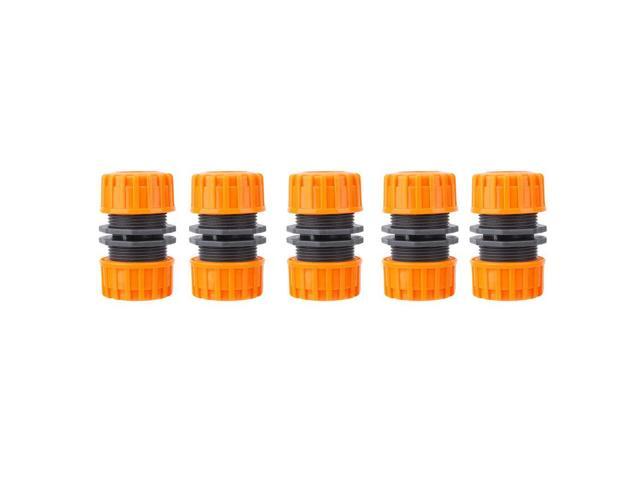 Garden Hose Connector 1/2 Inch PP Plastic Hose Repair Adapter Extension Joint Leakproof Water Hose Coupler Easy Install for Irrigation Outdoor Use.