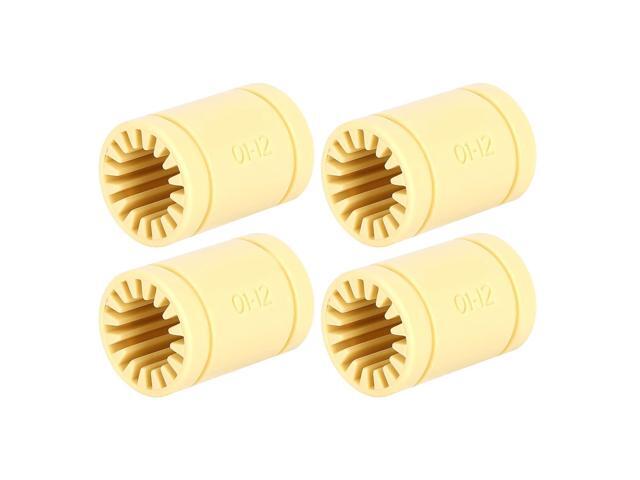 LM12UU Linear Bearing 4pcs Solid Polymer Plastic Bearings 12mm ID 21mm OD 30mm Length for3D Printer RepRap Mendel RJMP 01 12