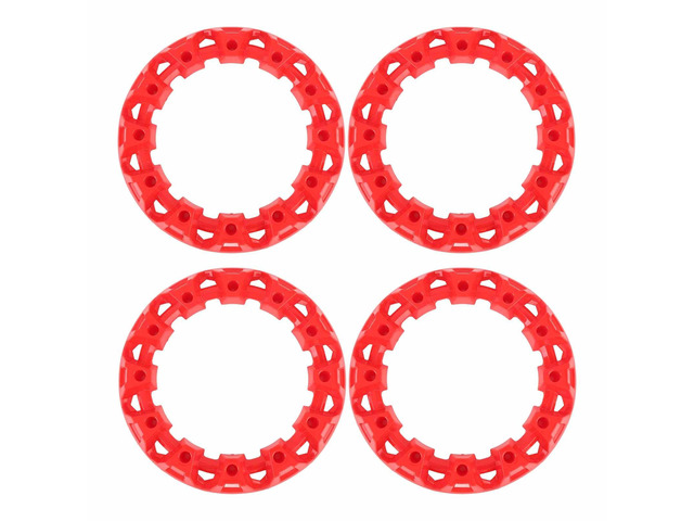 Plastic ATV Wheel Trim Hub Rim Cap - Scratch Sporty Look Universal Fit for Go Kart Vehicles