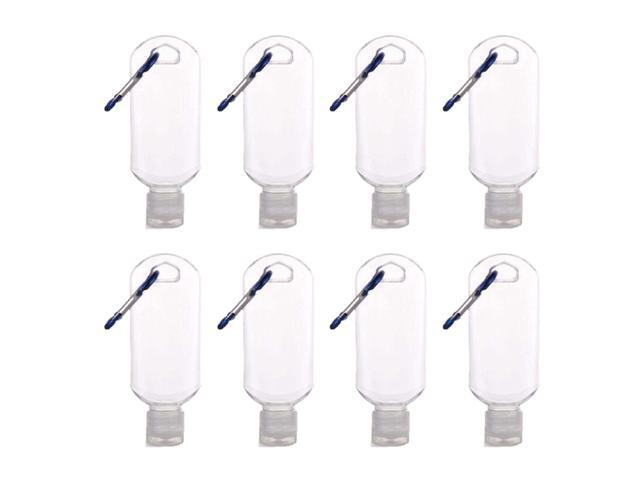 8-Pack Hand- Hand Bottles PETG Flip Plastic with Caps Nozzles Bucket High Grade Material Easy Convenient for Daily Home Use