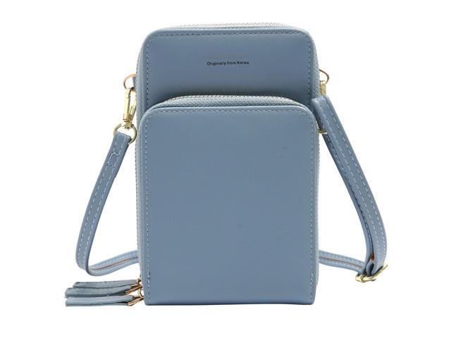Women Bag with Adjustable Strap Waterproof Solid Zip Handbag Multipurpose Pouch for Daily Travel Shopping Outdoor Use