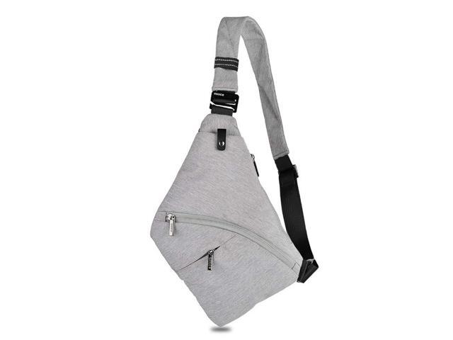 Sling Bag Men's Front Body Chest Pouch Fashionable Outdoor Carry