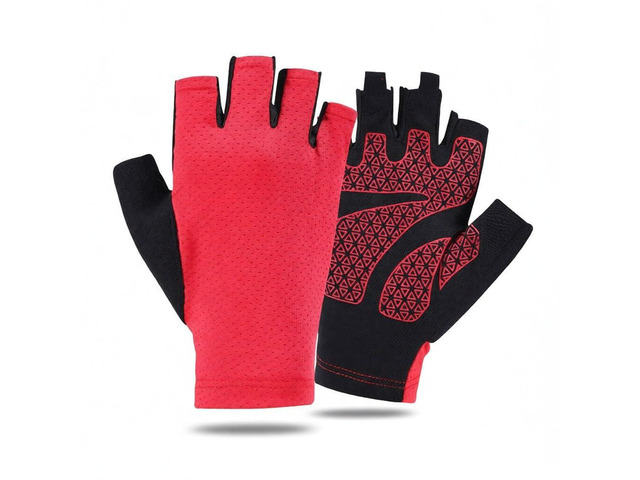 Anti-Slip Half Finger Cycling Professional Fingerless for Motorcycle Driving Hiking More Microfiber Bicycle Outdoor Gear