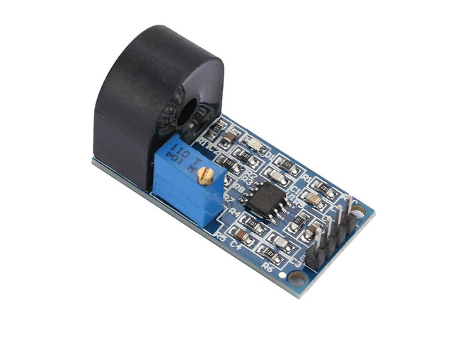 Single Phase Sensing Module AC Current Sensor Module with High Precision Operational Amplifier and Adjustable Analog Output - with 5A Measurement...