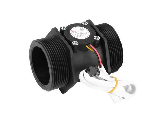 DN50 G2 Inch Turbine Flowmeter - Hall Sensor Switch Liquid Meter for Flow Rate Control - for Water Heaters and Water Treatment Systems with Small.